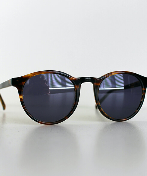 Edwin T-Shirt Logo Script Print in Navy